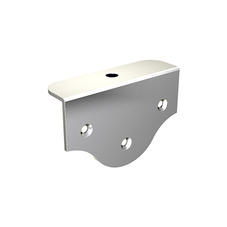 Serie HERCULE 9010 Schiebetorsystem, Befestigungsplatte, 1 Tor bis 90 kg, geeignet für Schiebetore