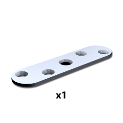 Serie HERCULE 9030 Schiebetorsystem, Anschraubplatte, 1 Tor bis 180 kg, geeignet
