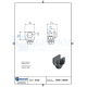 Serie HERCULE 9030 Schiebetorsystem, Endstopper, 1 Tor bis 180 kg, geeignet für Schiebetore