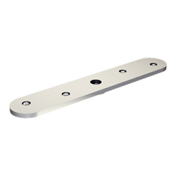 Serie HERCULE 9030X Schiebetorsystem, Anschraubplatte aus Edelstahl, 1 Tor bis 2
