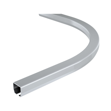 Serie HERCULE 9040 Schiebetorsystem, Stahlbogen Radius 600, 1 Tor bis 400 kg, geeignet für Schiebetore
