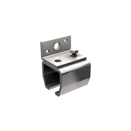 Serie HERCULE 9040X Schiebetorsystem, Wandmuffe aus Edelstahl, 1 Tor bis 400 kg, geeignet für Schiebetore