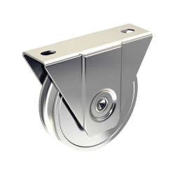 Serie 2000 Schiebetorsystem, max. 400 kg, Stahlrolle zum Anschrauben Ø 100 mit 